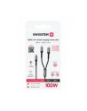 Swissten Kabel Do Ładowania W Oplocie 2W1 Usb C 2X 100 1 5M - nr 4