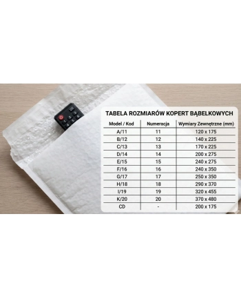 bstech Koperta bąbelkowa G17 100 szt 250x350 nr 2