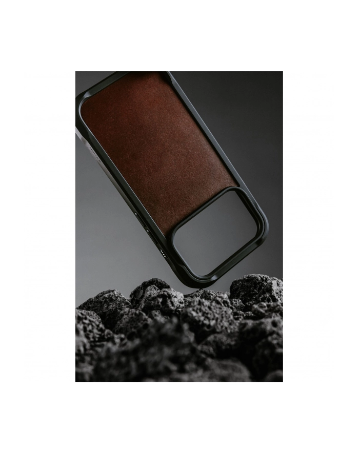 Nomad Rugged skorzane etui IP 17 Pro Max Rustic brown Horween główny