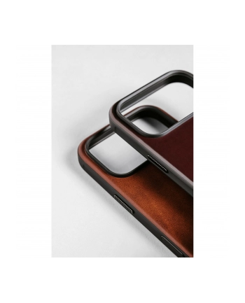 Nomad Modern skorzane etui iPhone 17 Pro Burgundy Horween