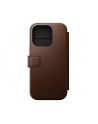 Nomad Modern Leather Folio iPhone 16 Pro Brown - nr 3