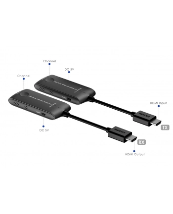 Premiumcord Kabel HDMI Wireless extender, Mini, 4K@60Hz na 20m