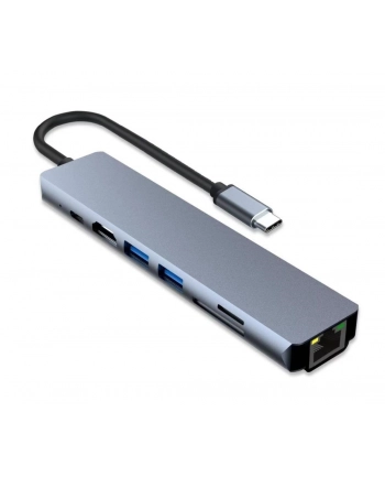 Premiumcord adaptér usb-c na hdmi + usb3.0 + usb2.0 + pd + sd/tf + nr 1