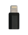 Adapter USB Bury Lightning - microUSB Czarny - nr 1