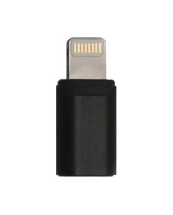 Adapter USB Bury Lightning - microUSB Czarny
