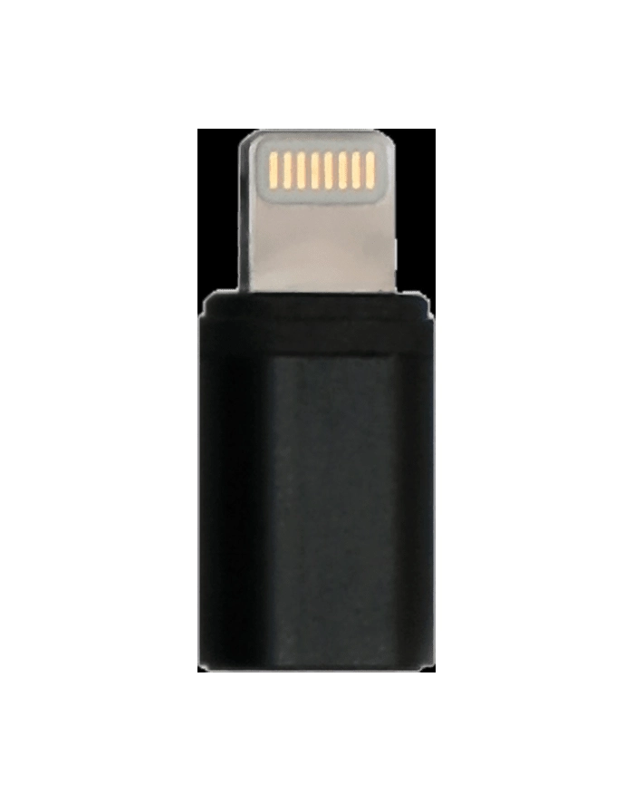 Adapter USB Bury Lightning - microUSB Czarny główny