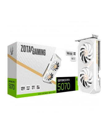 zotac Karta graficzna GeForce RTX 5070 TWIN EDGE OC WHITE 12GB GDDR7 192bit