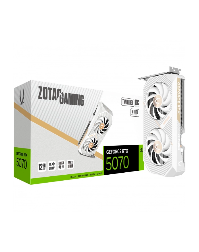 zotac Karta graficzna GeForce RTX 5070 TWIN EDGE OC WHITE 12GB GDDR7 192bit główny