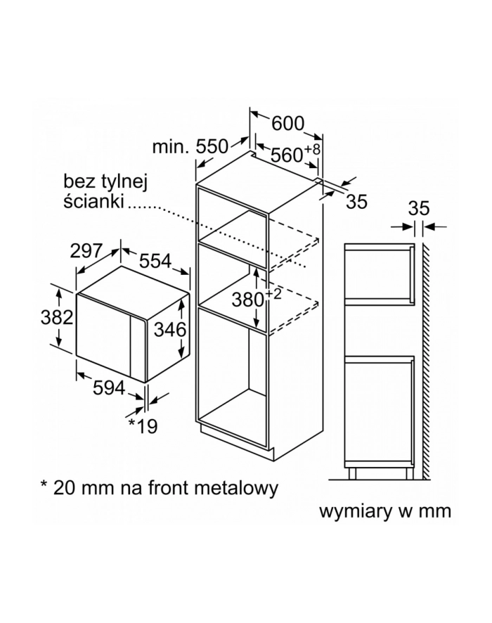 bosch Kuchnia mikrofalowa BFL520MB0 główny