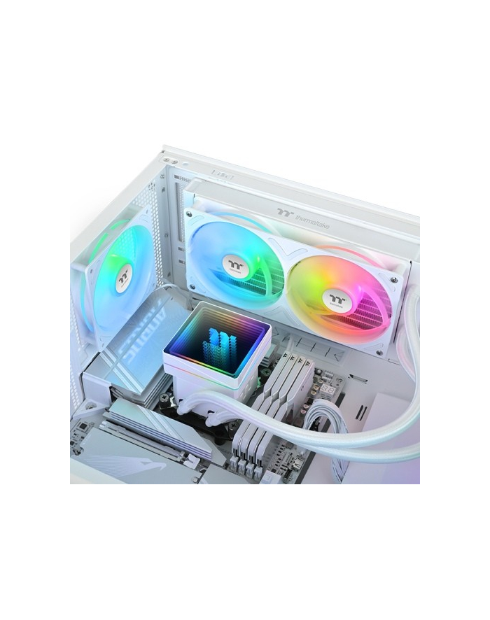 thermaltake Chłodzenie wodne - AIO TH240 V3 ARGB Snow główny