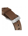 Nomad Strap Modern Lthr. Brown Connect. Silver 46/49mm - nr 8