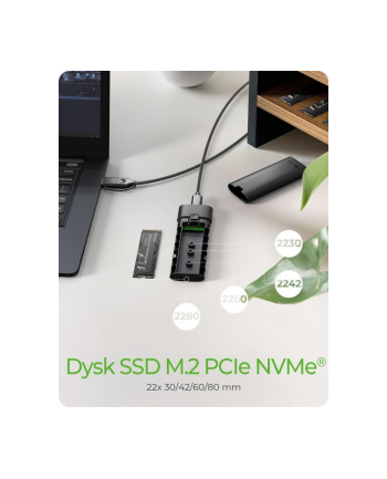 icybox Obudowa dysku IB-1806MT-CU31 M.2 NVMe SSD 10 Gbps