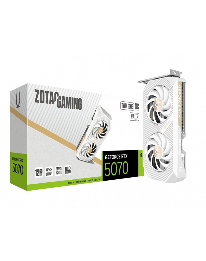 zotac Karta graficzna GeForce RTX 5070 TWIN EDGE OC WHITE 12GB GDDR7 192bit główny
