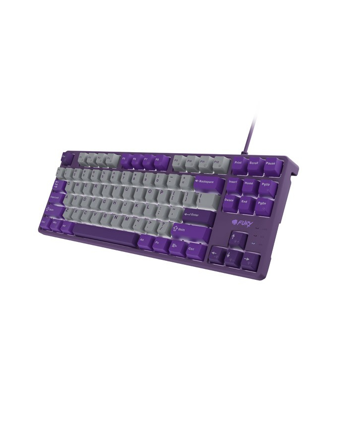 natec Klawiatura Fury Kanabo K2 US szaro-fioletowa mechaniczna główny