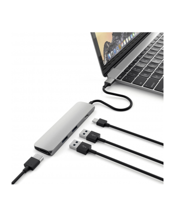 Satechi Type-C USB Passthrough HDMI Hub space gray nr 2