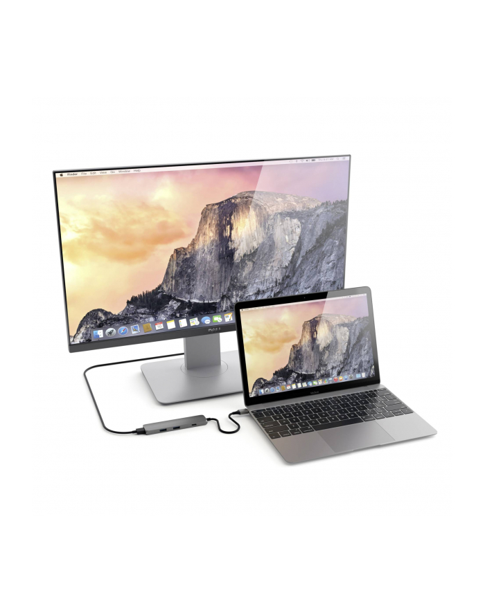 Satechi Type-C USB Passthrough HDMI Hub space gray główny