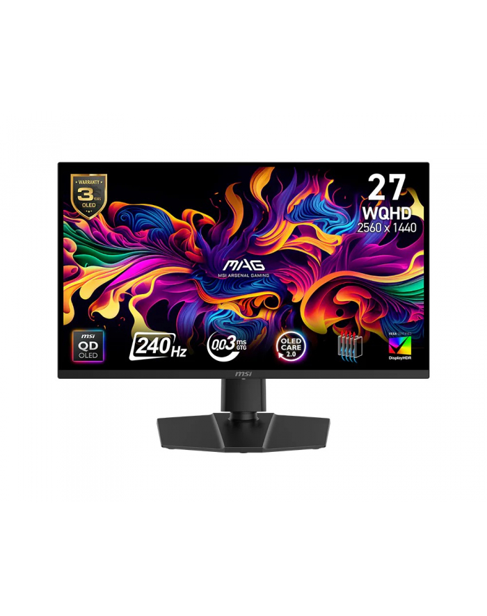 msi Monitor MAG 271QP QD-OLED X 24/26.5 ''/FLAT/QD-LED/WQHD/240Hz/Black główny