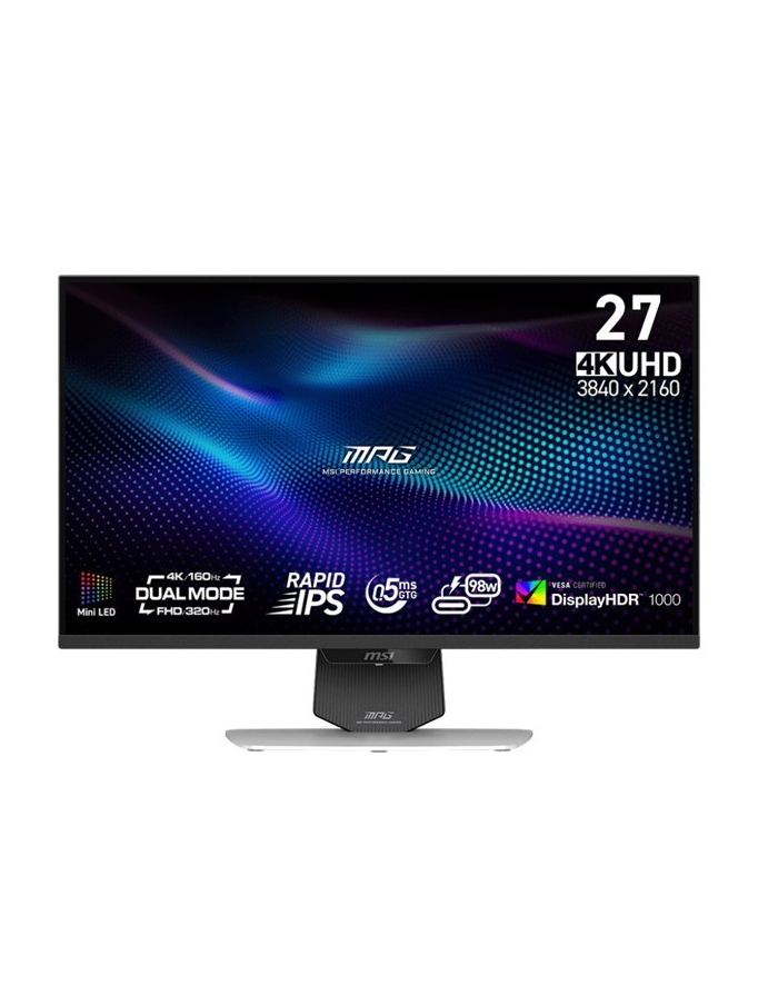 msi Monitor MPG 274URDFW E16M 27 ''/FHD/320Hz/DualMode/White/PIVOT główny