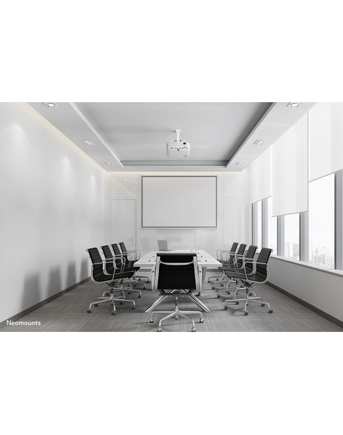 neomounts Uchwyt sufitowy do projektora CL25-530WH1 h:25,5 cm biały główny