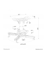 neomounts Uchwyt sufitowy do projektora CL25-530WH1 h:25,5 cm biały - nr 24