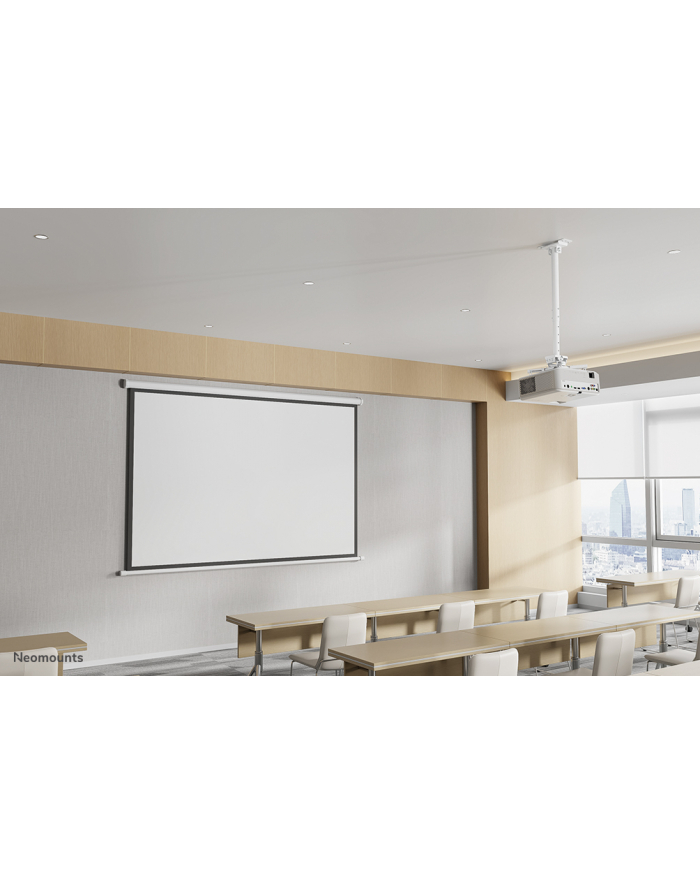 neomounts Uchwyt sufitowy do projektora CL25-540WH1 h:60,5-90,5 cm biały główny