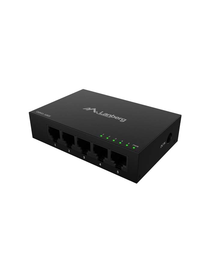 lanberg Switch DSM1-1005 5X 1GB/S niezarządzalny Gigabit Ethernet Desktop 12V ( obudowa metalowa) główny
