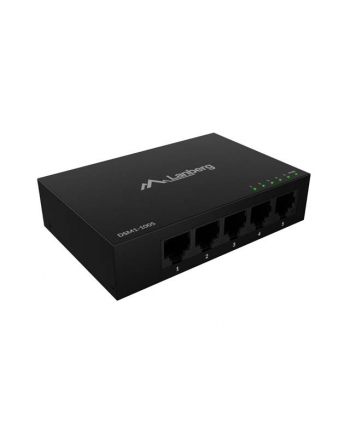 lanberg Switch DSM1-1005 5X 1GB/S niezarządzalny Gigabit Ethernet Desktop 12V ( obudowa metalowa) nr 2