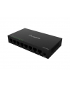 lanberg Switch DSM1-1008 8X 1GB/S niezarządzalny Gigabit Ethernet Desktop 12V ( obudowa metalowa) - nr 2