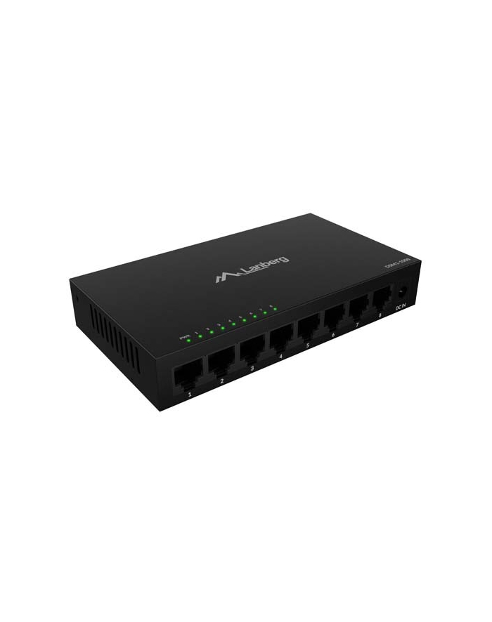 lanberg Switch DSM1-1008 8X 1GB/S niezarządzalny Gigabit Ethernet Desktop 12V ( obudowa metalowa) główny