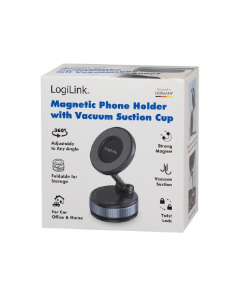 logilink Magnetyczny uchwyt na smartphone z przyssawką