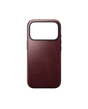 Nomad Modern skorzane etui iPhone 17 Pro Burgundy Horween nr 2