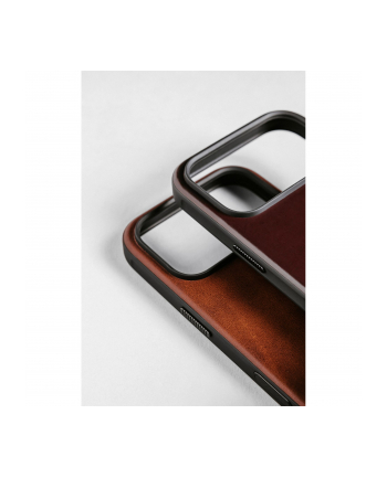 Nomad Modern skorzane etui iPhone 17 Pro Burgundy Horween nr 1