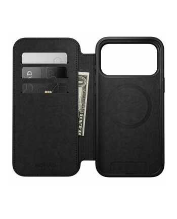 Nomad Modern Leather Folio iPhone 17 Pro Max brazowy