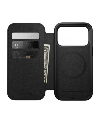 Nomad Modern Leather Folio iPhone 17 Pro brazowy nr 1