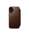 Nomad Modern Leather Folio iPhone 17 brazowy - nr 1