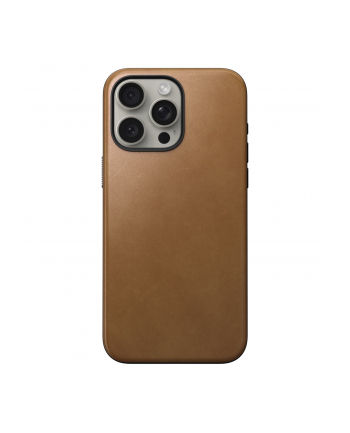 Nomad Modern Leather Case iPhone 15 Pro Max English Tan