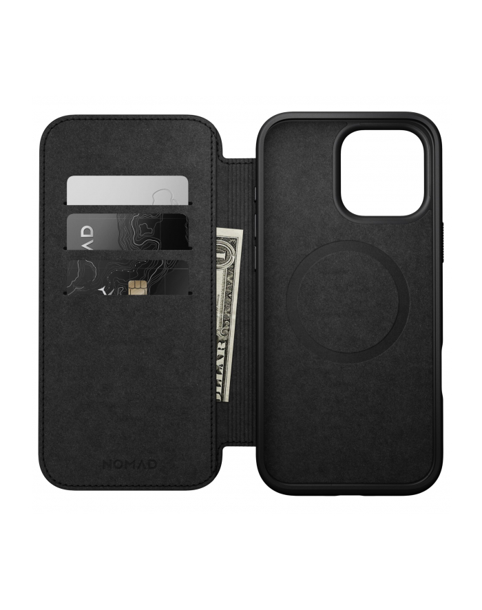 Nomad Modern Leather Folio iPhone 16 Pro Max Black główny