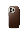 Nomad Modern Leather Folio iPhone 16 Pro Brown - nr 1