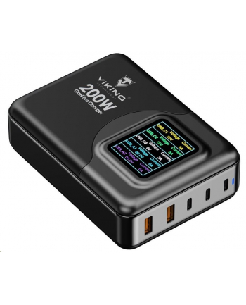 Viking Ładowarka nabíječka USB GaN 200W PD Pro