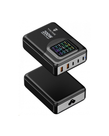 Viking Ładowarka nabíječka USB GaN 200W PD Pro