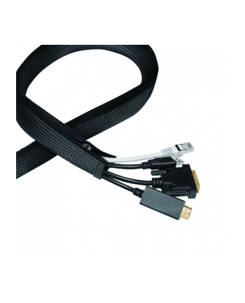 Logilink elastyczny 5.0m x 50 mm czarny (KAB0083)