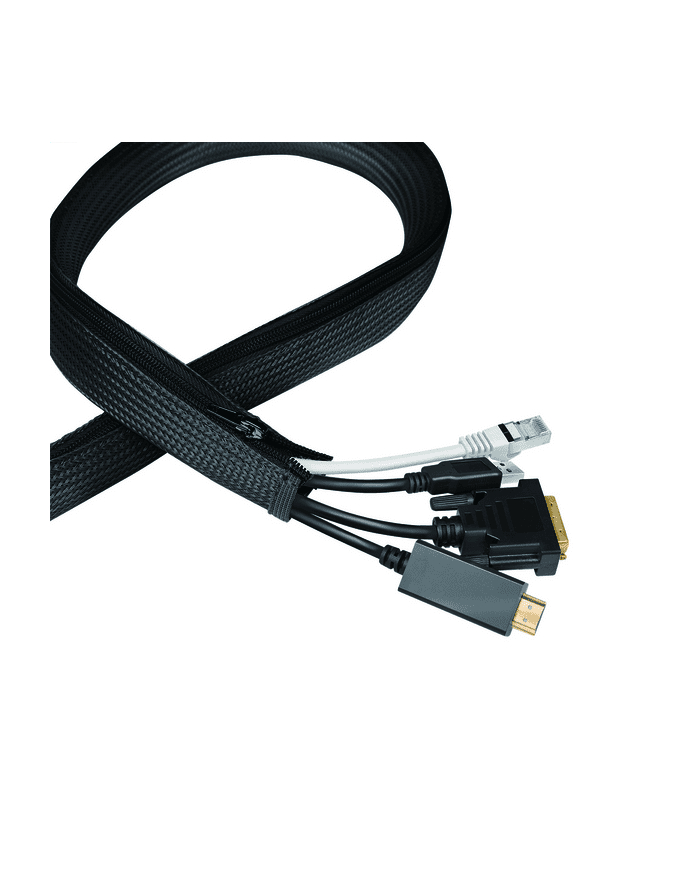 Logilink elastyczny 5.0m x 50 mm czarny (KAB0083) główny