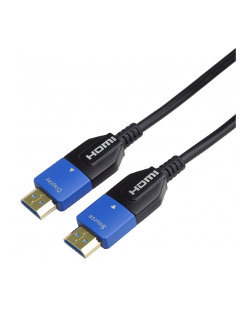 Premiumcord Kabel optyczny Ultra High Speed HDMI 2.1 8K@60Hz 4K@120Hz 25m pozłacany (KPHDM21M25)