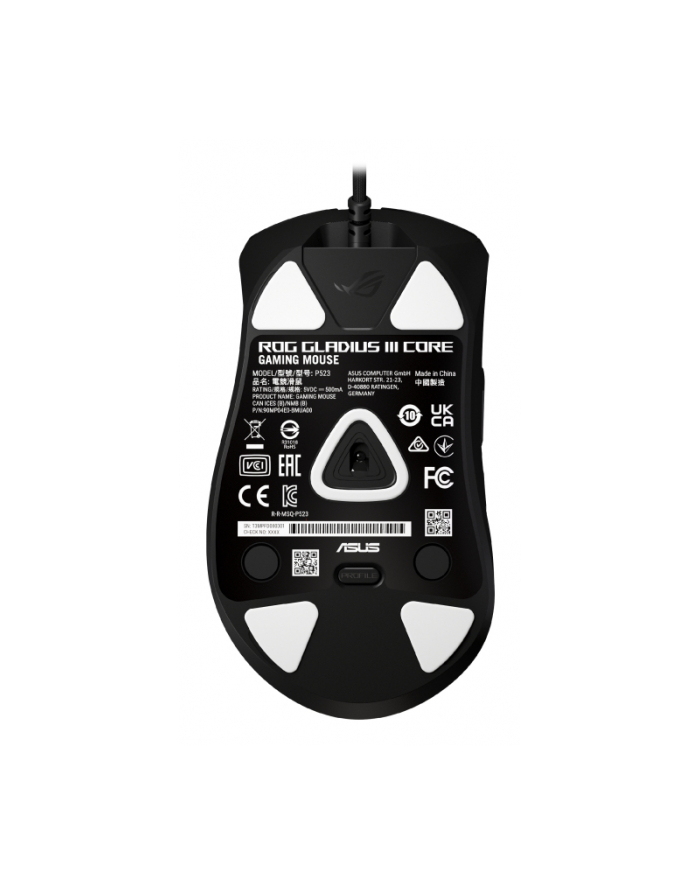 Asus ROG GLADIUS III CORE Czarny (90MP04E0BMUA00) główny