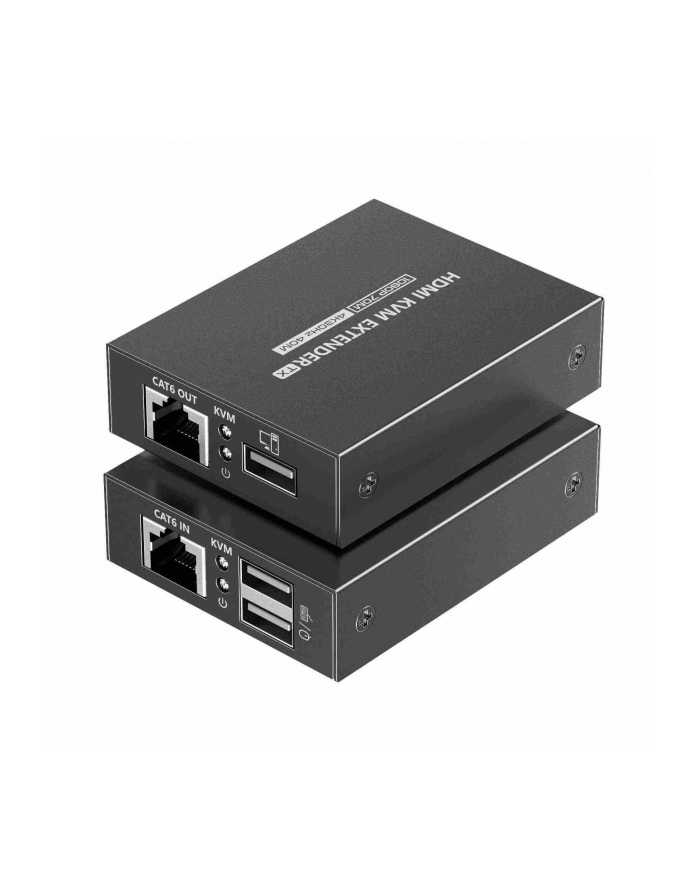 Premiumcord Kabel HDMI KVM extender 4K a FULL HD 1080p na 70m s přenosem USB główny