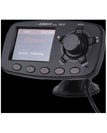 Albrecht Odbiornik Dab+ Funkcja Głośnomówiąca, Uchwyt Z Przyssawką (Dr57)