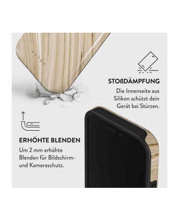 Burga Es 05 Ip15Pl Th Magsafe Pokrowiec Na Telefon Komórkowy 17 Cm Krawędź Beżowy