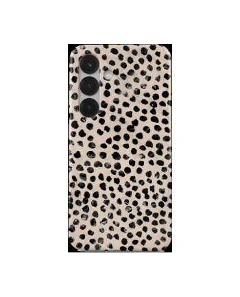 Burga Etui Almond Latte Tough Do Galaxy S25 Plus Beżowe Z Czarnymi Kropkami