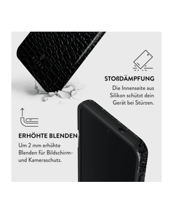 Burga Sv 02 S25Pl Th Pokrowiec Na Telefon Komórkowy 17 Cm Czarny