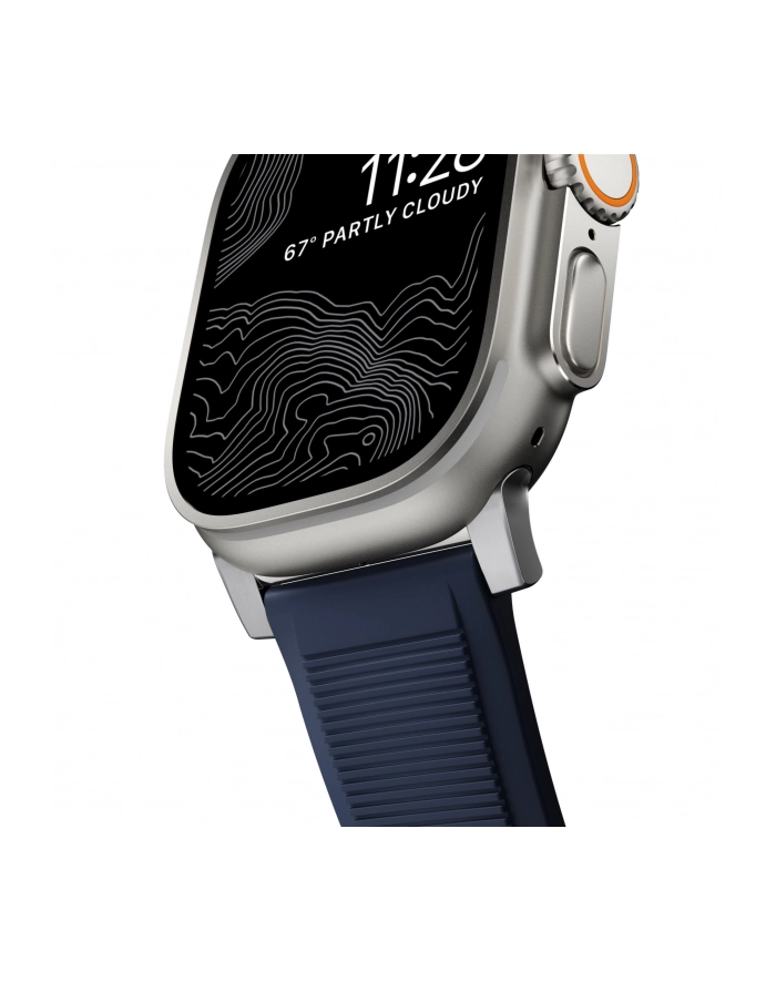 Nomad Rugged Strap Atlantic Blue Connector Silver 42/44/45/49mm główny